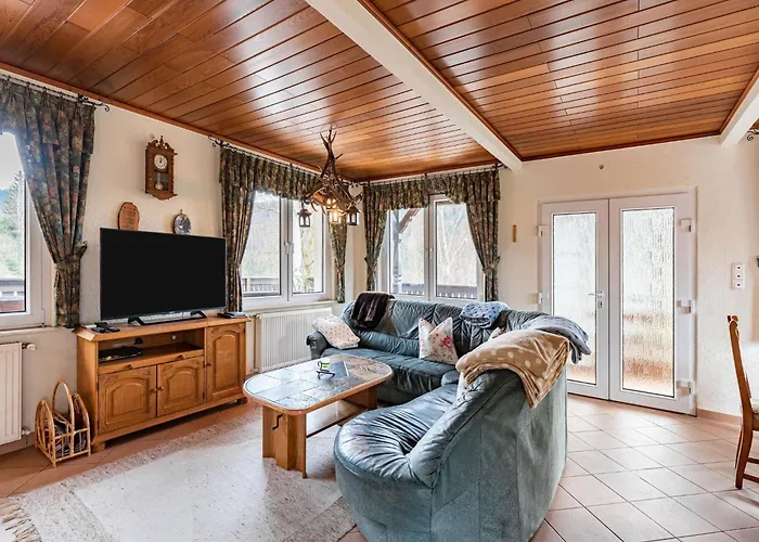 Tatil Evi Panoramic Retreat In Thuringia Unterschönau