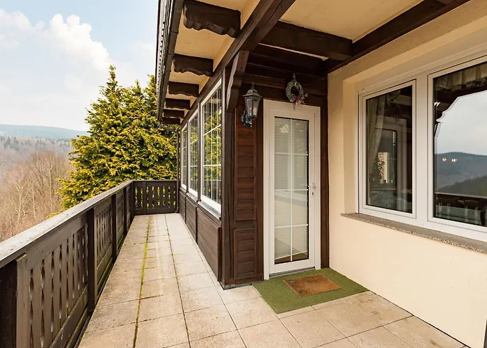 Tatil Evi Panoramic Retreat In Thuringia Unterschönau