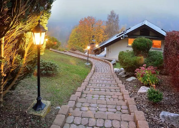 Panoramic Retreat In Thuringia Tatil Evi